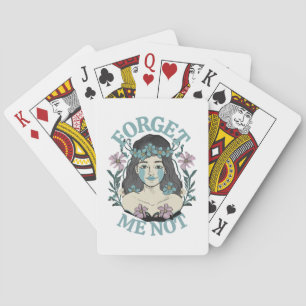 Vergeet Me Niet Pokerkaarten