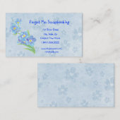 Vergeet me niet Scrapbooking Store Visitekaartje (Voorkant / Achterkant)
