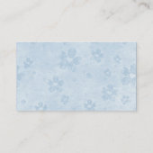 Vergeet me niet Scrapbooking Store Visitekaartje (Achterkant)