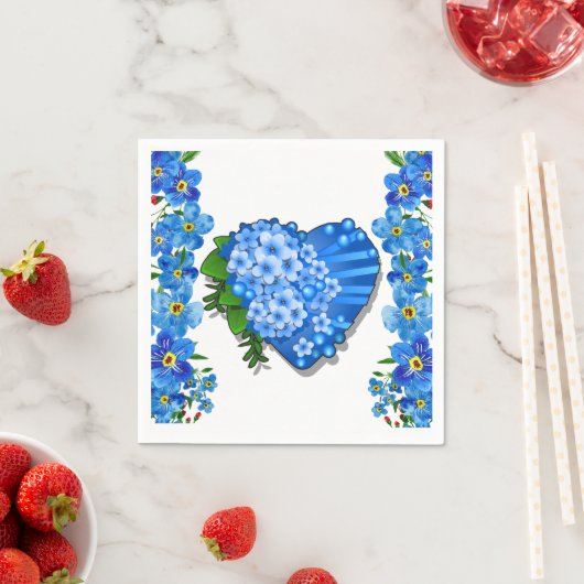 Vergeet me niet servet (Insitu)