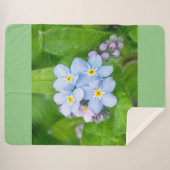 Vergeet me niet sherpa deken (Voorkant (horizontaal))