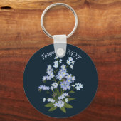 Vergeet me niet sleutelhanger (Voorkant)