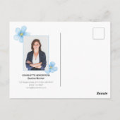 Vergeet me niet Spring Marketing Briefkaart (Achterkant)