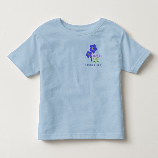 Vergeet me niet Stichting Kinder Shirts (Voorkant)