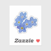 Vergeet me niet Sticker (Vel)