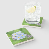 Vergeet me niet, Stone Onderzetter (Zijkant)