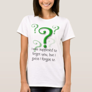Vergeet me niet t-shirt
