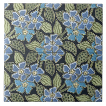 Vergeet-me-niet-tegel