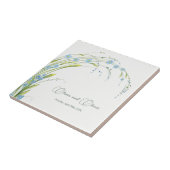 Vergeet-me-niet Tegeltje (Zijkant)