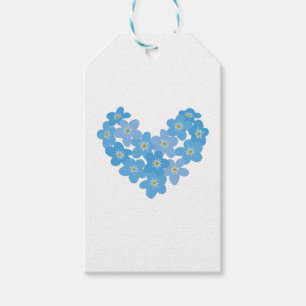 Vergeet me niet - Transparantie Cadeaulabel