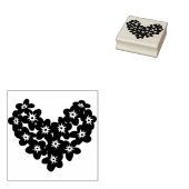 Vergeet me niet - Transparantie Rubberstempel (Gestempeld)