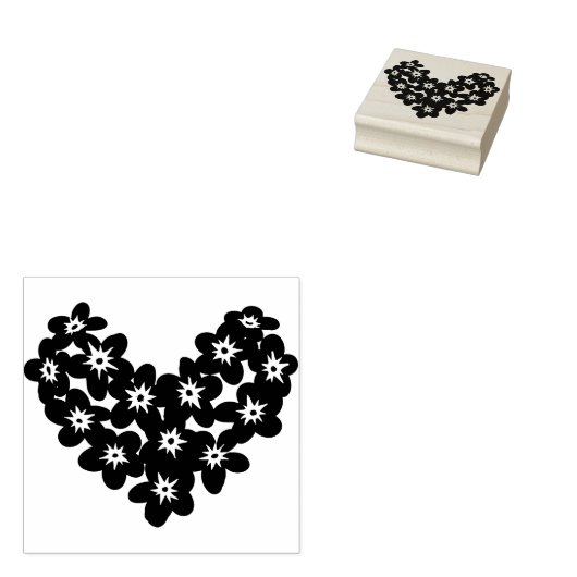 Vergeet me niet - Transparantie Rubberstempel (Gestempeld)