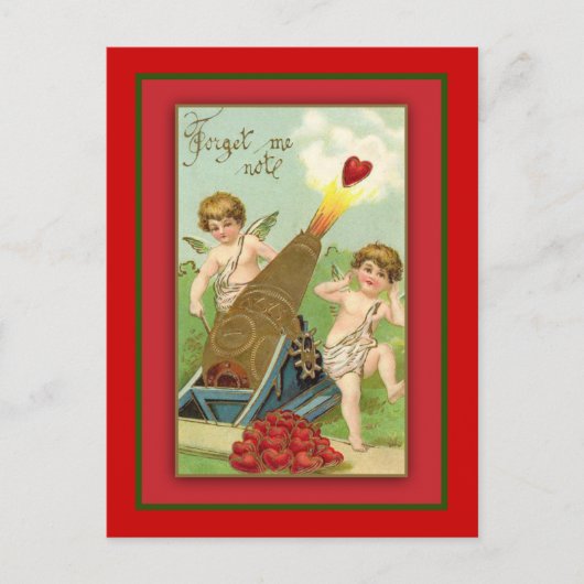 Vergeet me niet  Valentijn Wenskaart te stuiten Feestdagenkaart (Voorkant)