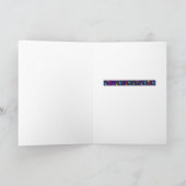 VERGEET ME NIET VERJAARDAG KAART (Binnen)