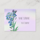 Vergeet me niet visitekaartje (Voorkant)