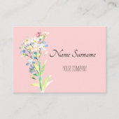 Vergeet me niet visitekaartje (Voorkant)