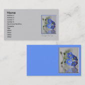 Vergeet me niet Visitekaartje (Voorkant / Achterkant)