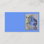 Vergeet me niet Visitekaartje (Achterkant)