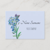 Vergeet me niet visitekaartje (Voorkant)