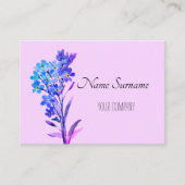 Vergeet me niet visitekaartje (Voorkant)