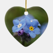 Vergeet me, niet voor altijd en nooit! keramisch ornament (Achterkant)