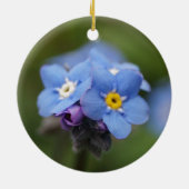 Vergeet me, niet voor altijd en nooit! keramisch ornament (Achterkant)