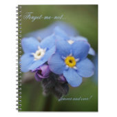 Vergeet me, niet voor altijd en nooit! notitieboek (Voorkant)