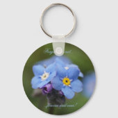 Vergeet me, niet voor altijd en nooit! sleutelhanger (Voorkant)