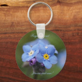 Vergeet me, niet voor altijd en nooit! sleutelhanger (Voorkant)