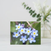 Vergeet me Nots 2 Briefkaart (Staand voorkant)