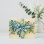 vergeet-me-nots briefkaart (Staand voorkant)