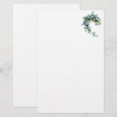 vergeet-me-Nots Briefpapier (Voorkant / Achterkant)