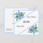 Vergeet-me-nots Elegant Blue Kaart (Voorkant / Achterkant)