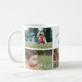 Vergeet me Nots Grandma Photo Collage Koffiemok (Links)