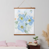 Vergeet me Nots Hangend Wandkleed (Slaapkamer)