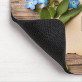 Vergeet-me-nots met citaat muismat (Hoek)