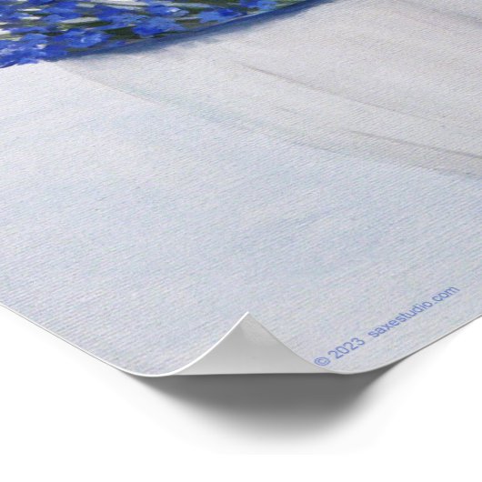 Vergeet me Nots Poster (Hoek)