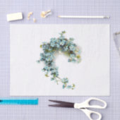  vergeet-me-Nots Tissuepapier (Craft)