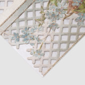  vergeet-me-Nots Tissuepapier (Detail)