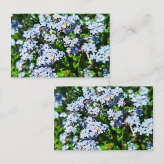 Vergeet-me-nots Visitekaartje (Voorkant / Achterkant)