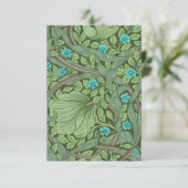 Vergeet-me-Nots, Wallpaper van William Morris Bedankkaart (Staand voorkant)