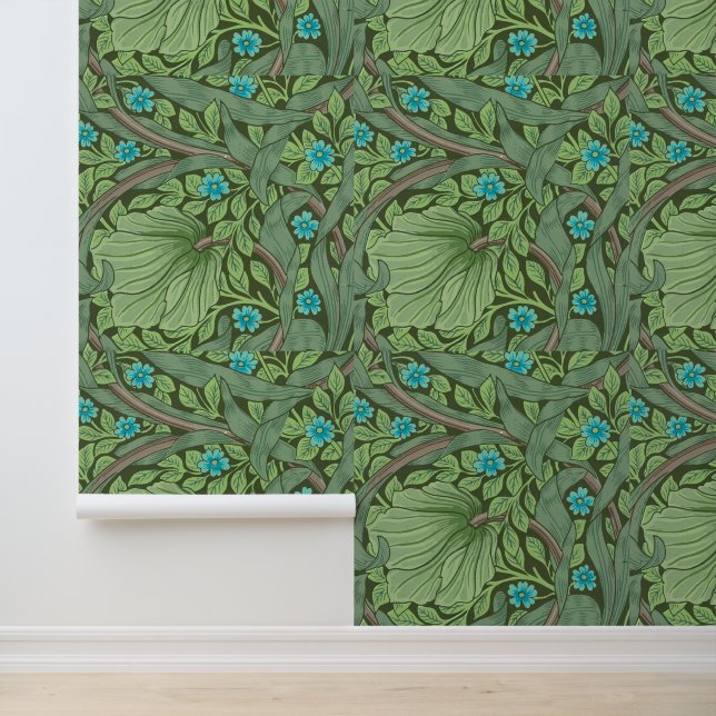 Vergeet-me-Nots, Wallpaper van William Morris Behang (Applicatie)