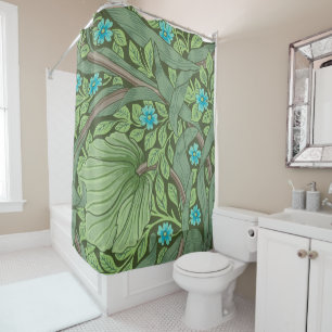 Vergeet-me-Nots, Wallpaper van William Morris Douchegordijn