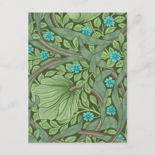 Vergeet-me-Nots, Wallpaper van William Morris Feestdagenkaart (Voorkant)