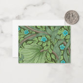 Vergeet-me-Nots, Wallpaper van William Morris Notitiekaartje (Voorkant / Achterkant in situ)