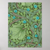 Vergeet-me-Nots, Wallpaper van William Morris Poster (Voorkant)