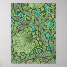 Vergeet-me-Nots, Wallpaper van William Morris Poster
