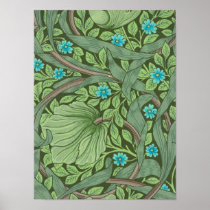 Vergeet-me-Nots, Wallpaper van William Morris Poster