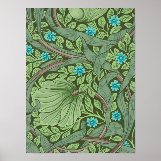 Vergeet-me-Nots, Wallpaper van William Morris Poster (Voorkant)
