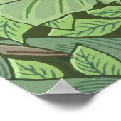 Vergeet-me-Nots, Wallpaper van William Morris Poster (Hoek)